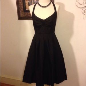 J. Crew Fit n Flare Halter Dress